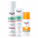 Eucerin DermoPure Oil Control Kit - Protetor Solar + Sérum + Gel de Limpeza Facial para Pele Oleosa e Acneica Kit