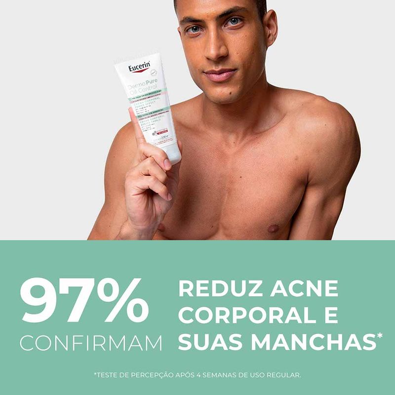 EUCERIN Creme Corporal Antiacne Dermo Pure Efeito Triplo 200ml