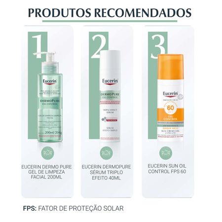 EUCERIN Gel de Limpeza Facial Antiacne Dermo Pure Gentil 200ml