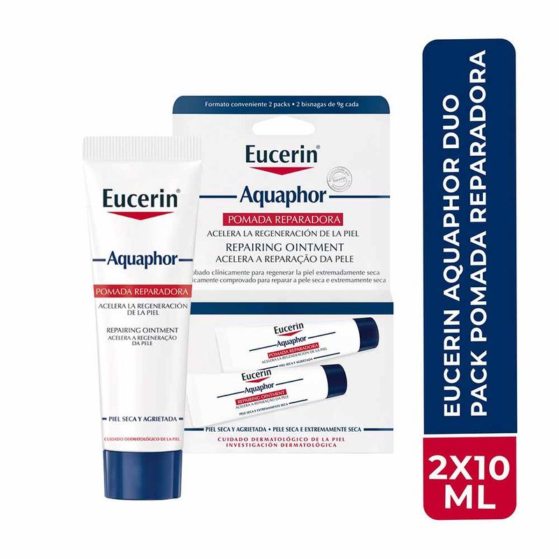 Eucerin Pomada Reparadora Intensiva Aquaphor DuoPack 2x10ml