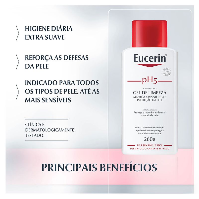 Gel de Limpeza Eucerin Ph5 260,4g
