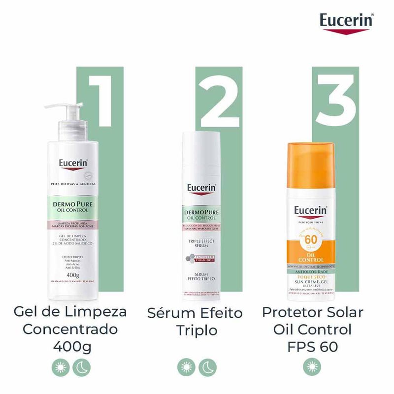 EUCERIN Sérum Facial Antiacne Dermo Pure Efeito Triplo Antioleosidade 40ml